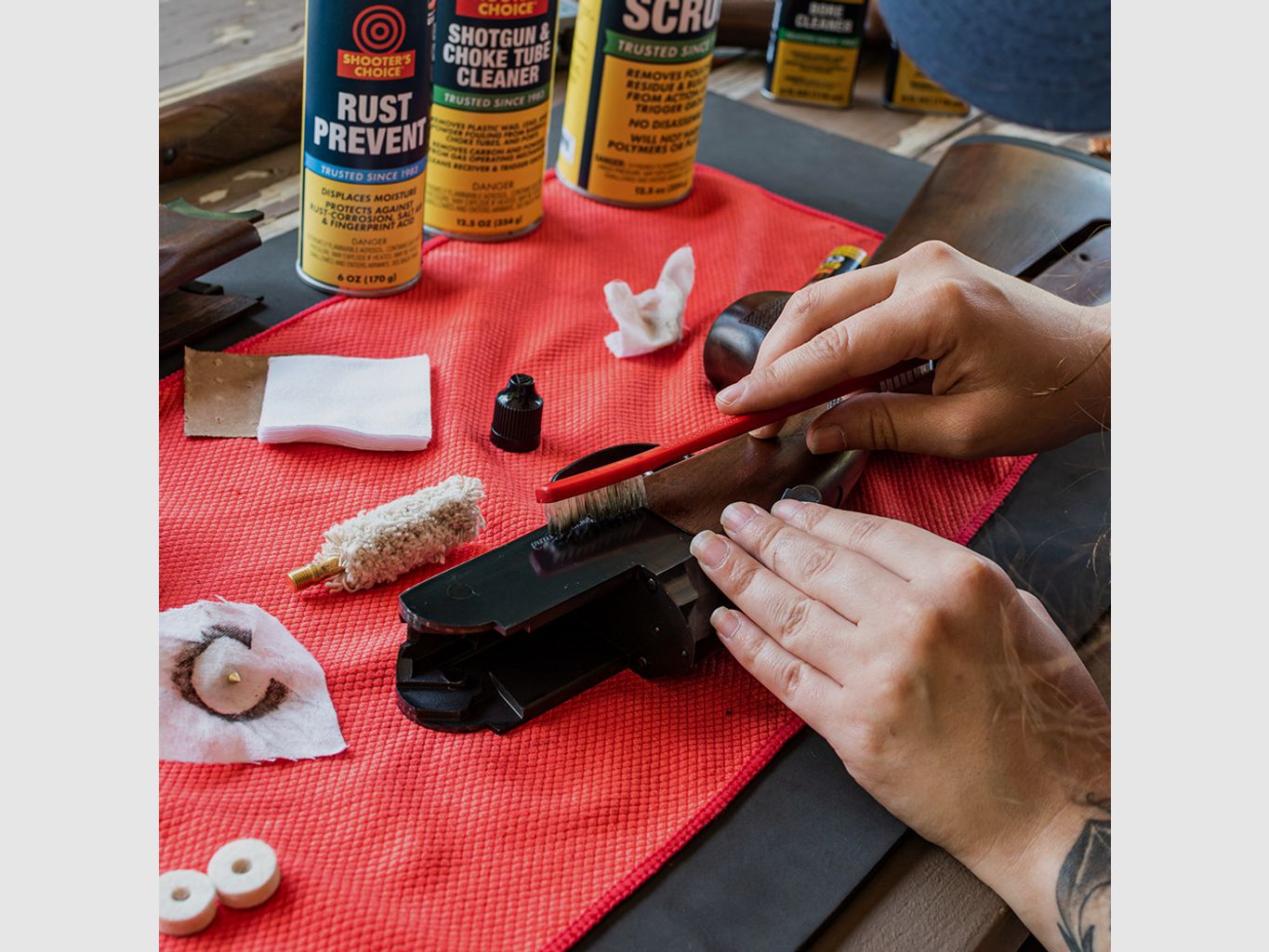 Shooter's Choice Nylon Putzbürsten – 20er Pack (SHF-316R-20)