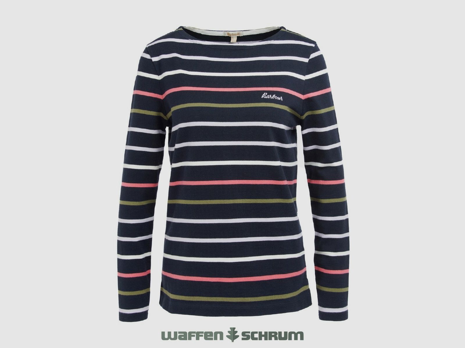 Barbour Pullover Hawkins Navy Stripe
