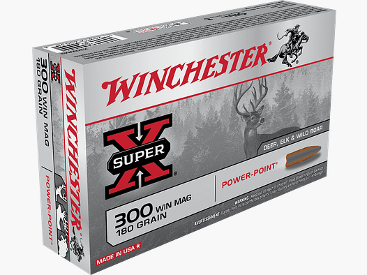 Winchester Power Point .300 Win Mag 180 gr. .20 stuks.