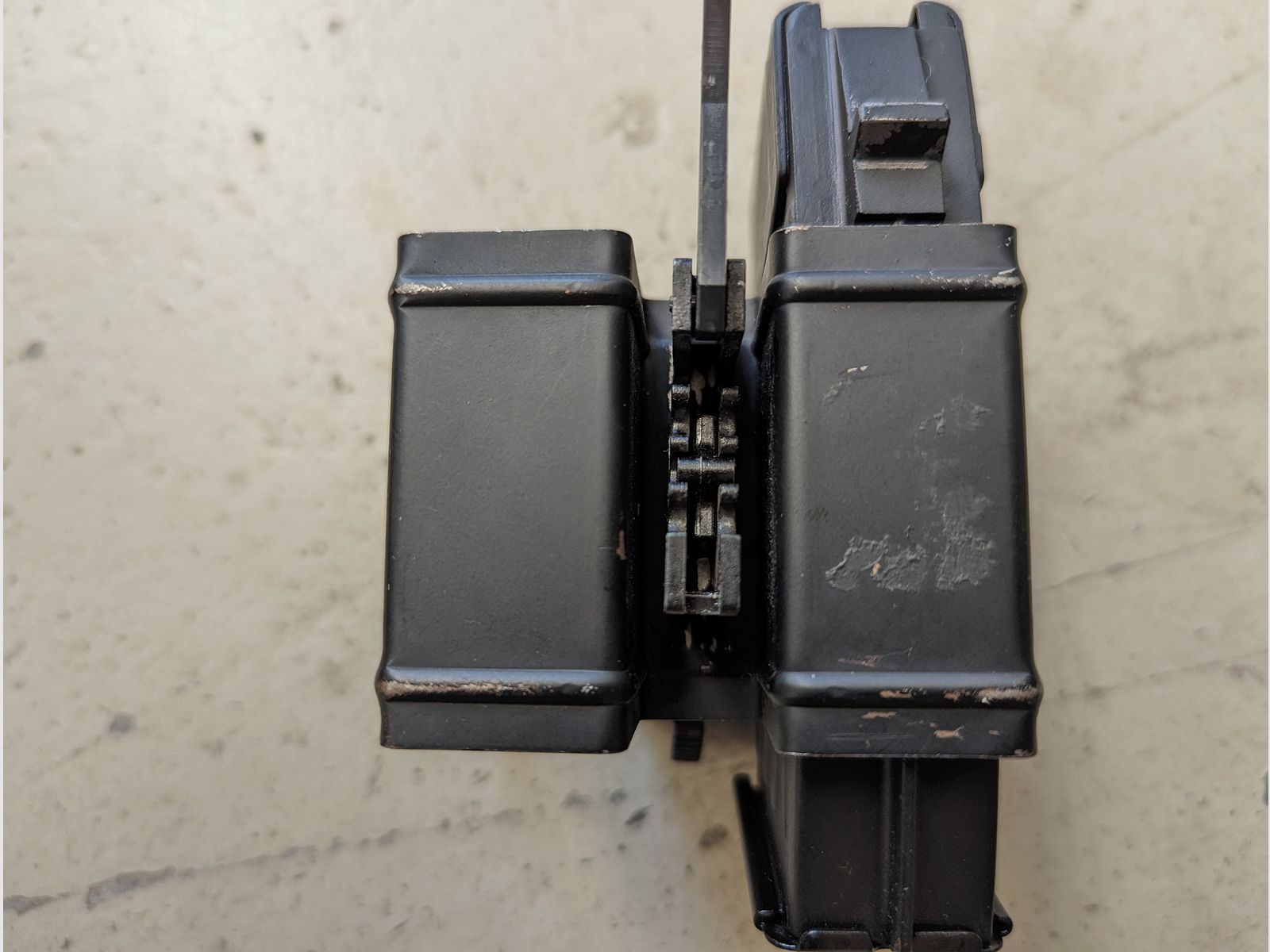 Airsoft Softair Metallo Caricatore Accoppiatore Supporto Connettore per AK47 WBP Minijack 7.62 x 39