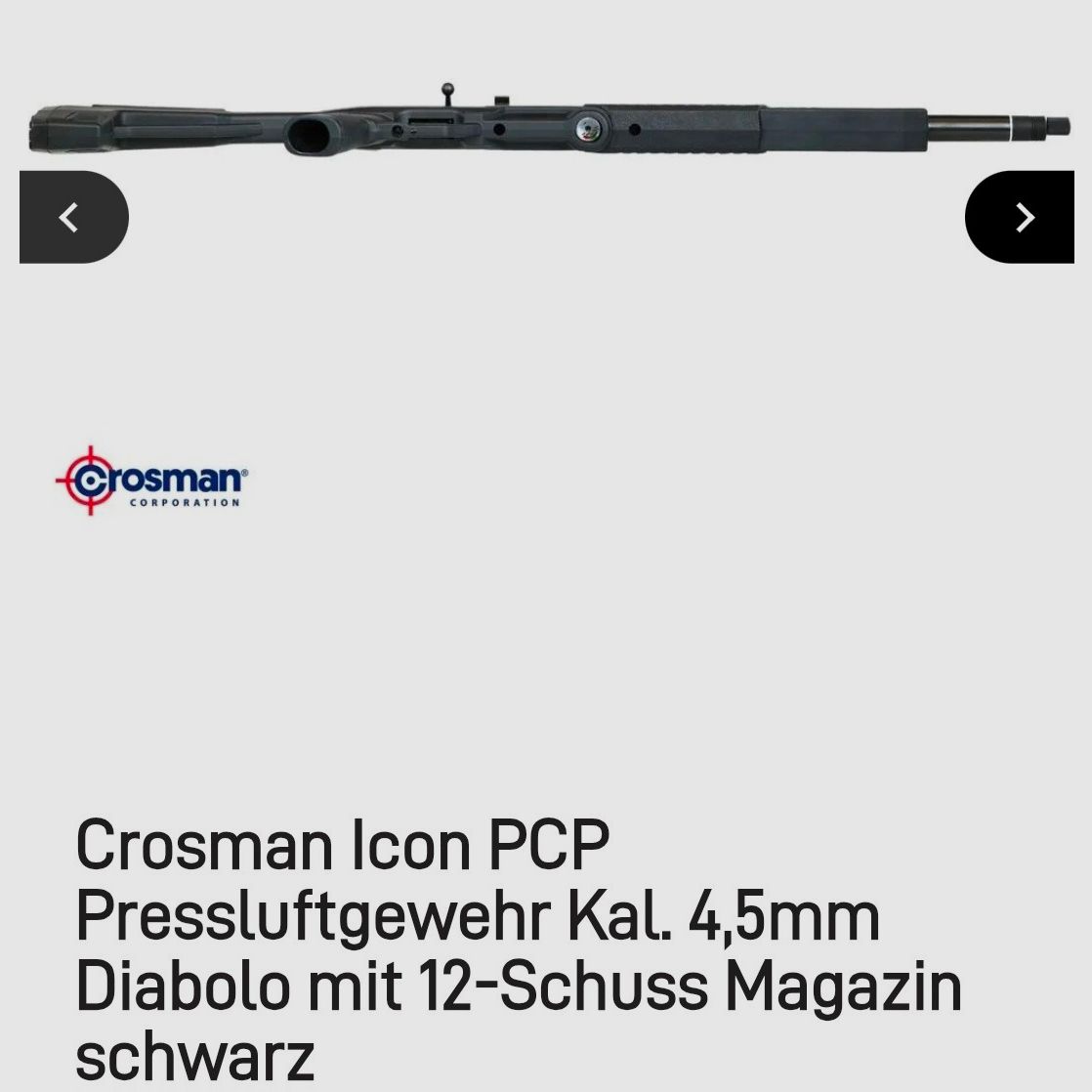 Crosman Icon PCP (4,5mm Diabolo ) NEU !
