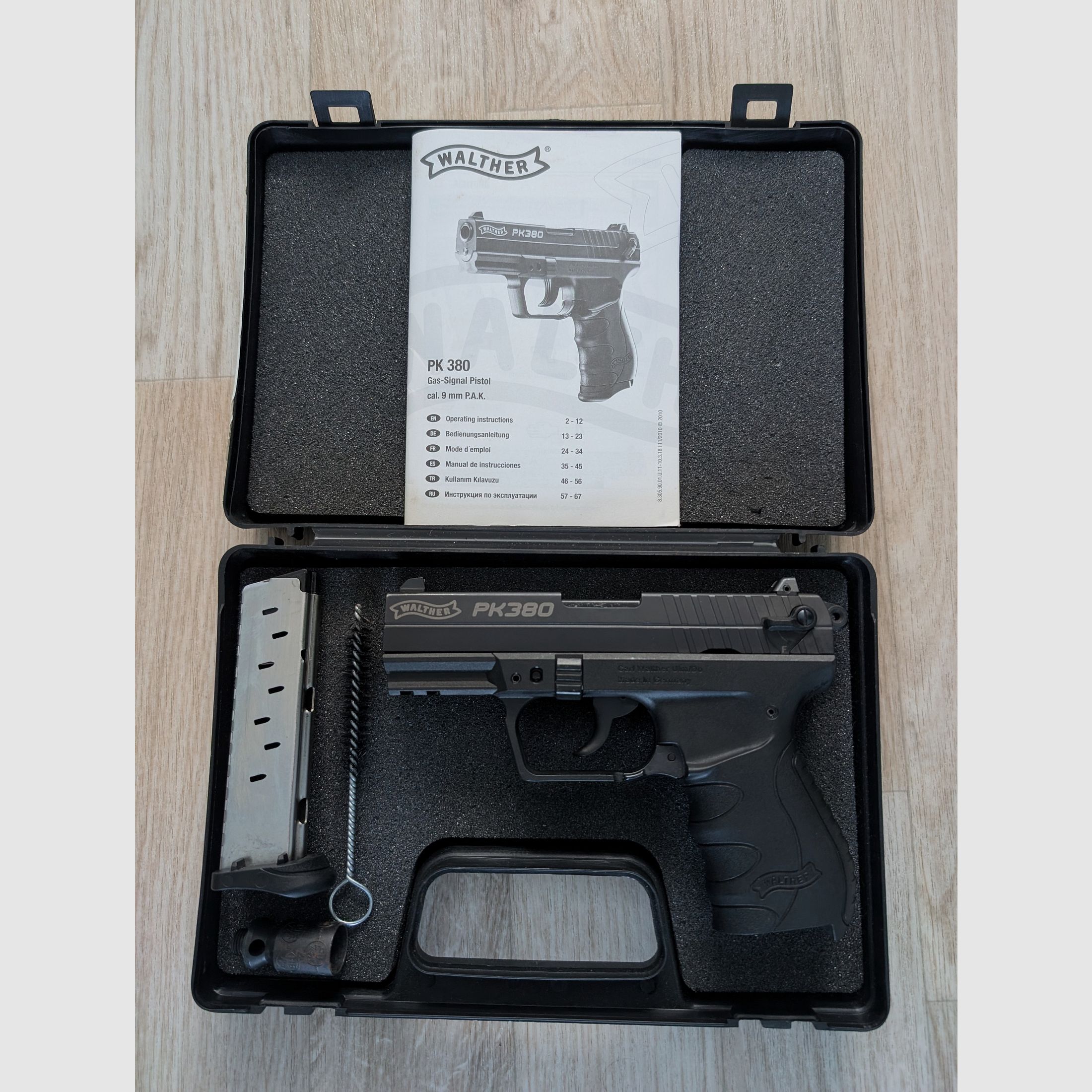 Verzamelobject! Walther PK380 Schreckschuss 9mm PAK