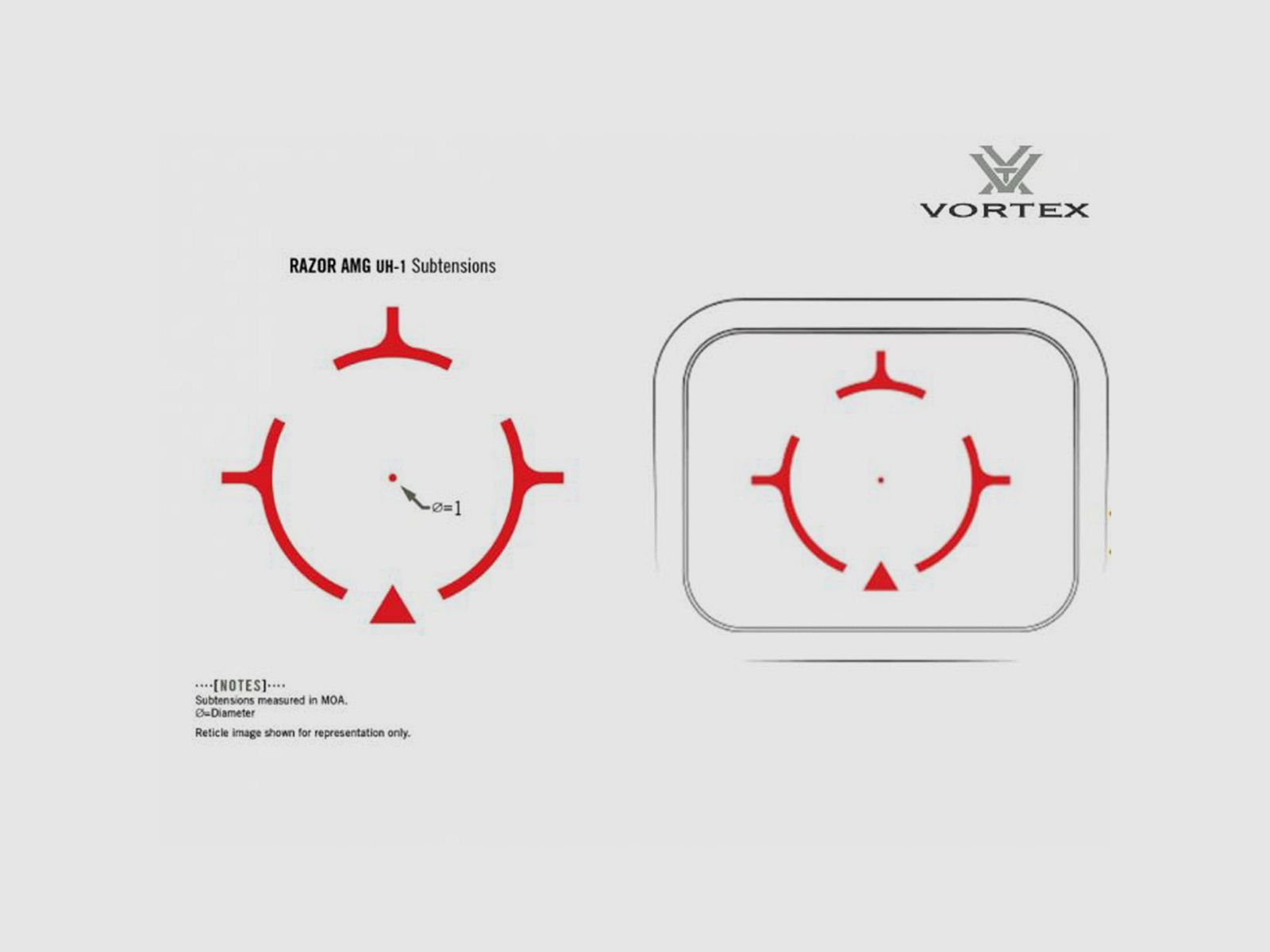 Visor holográfico VORTEX RAZOR UH-1 (186-198), imagen 3 de 5