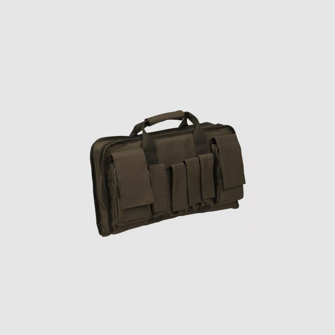 Tactical pistol case, lockable, large (40cm), olive