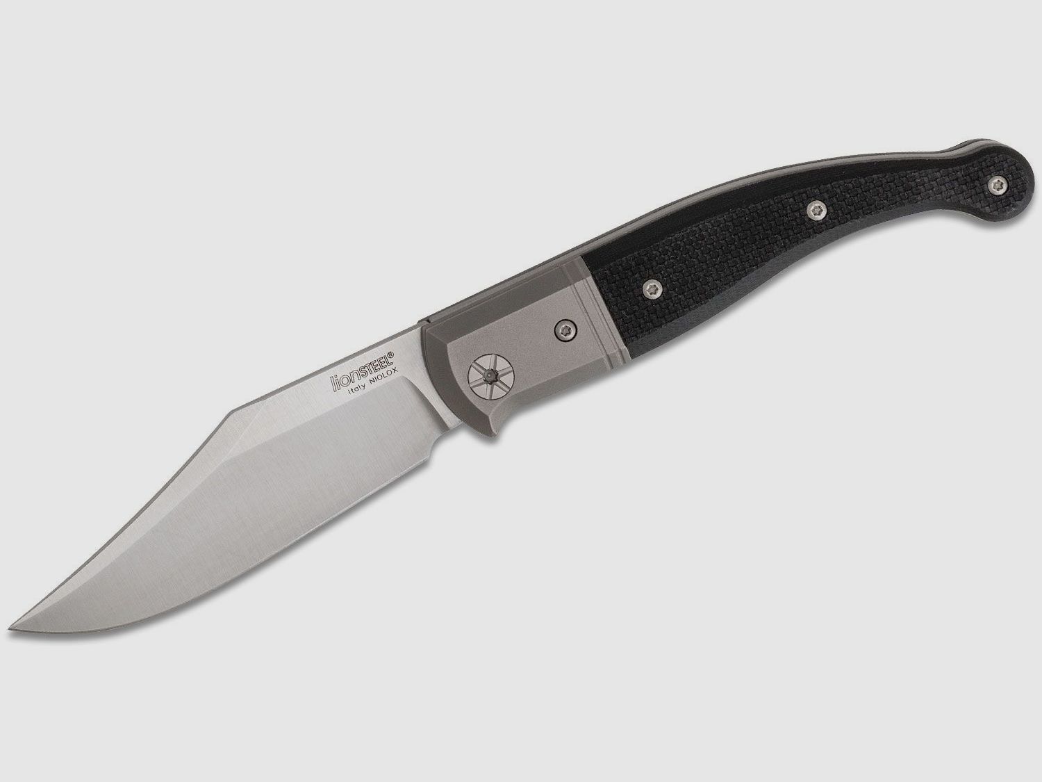 Gitano GT01 GBK, Niolox Clip Point-Klinge, schwarzer G10-Griff | 97324