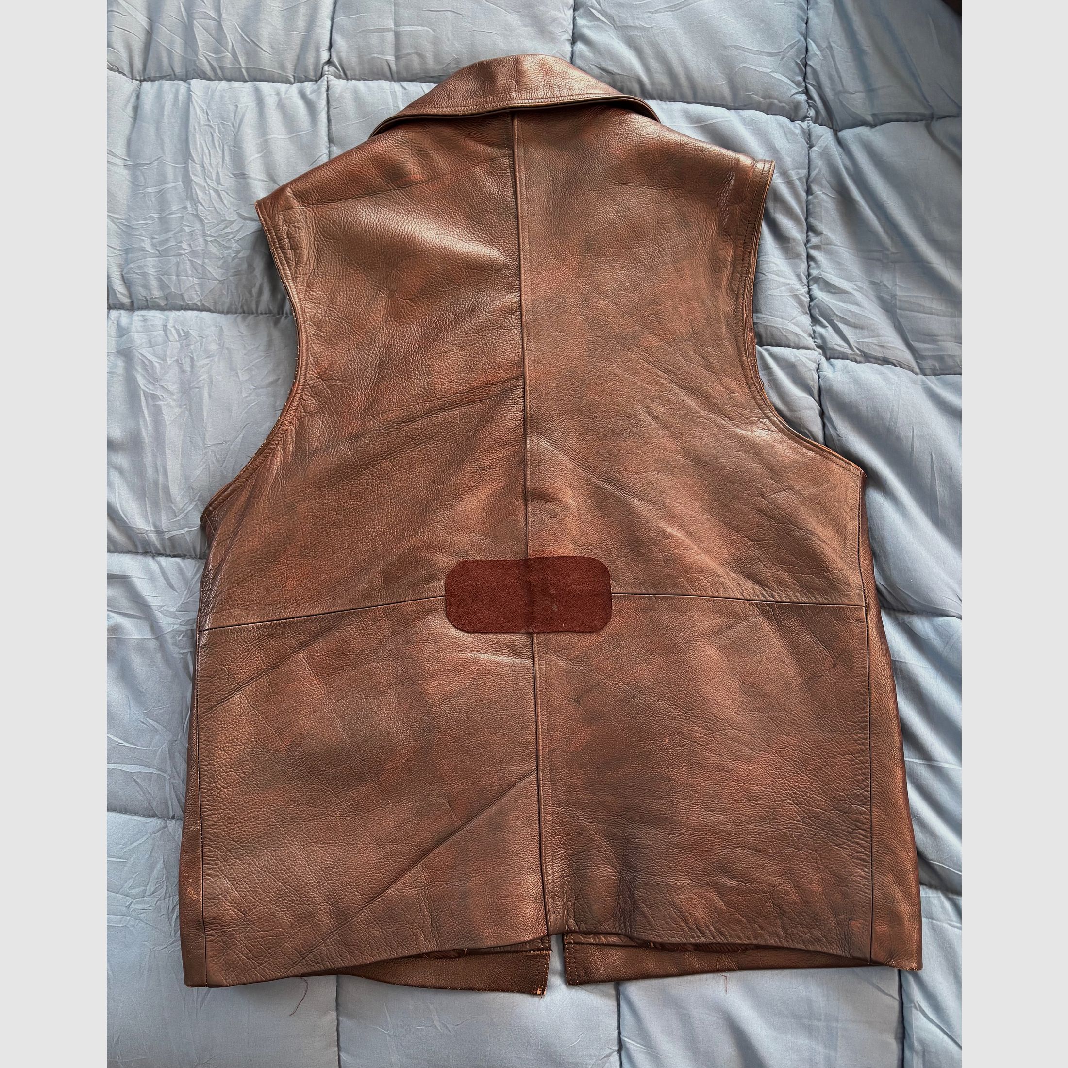 Gilet in pelle Sean Connery Allan Quatermain Safari Weste