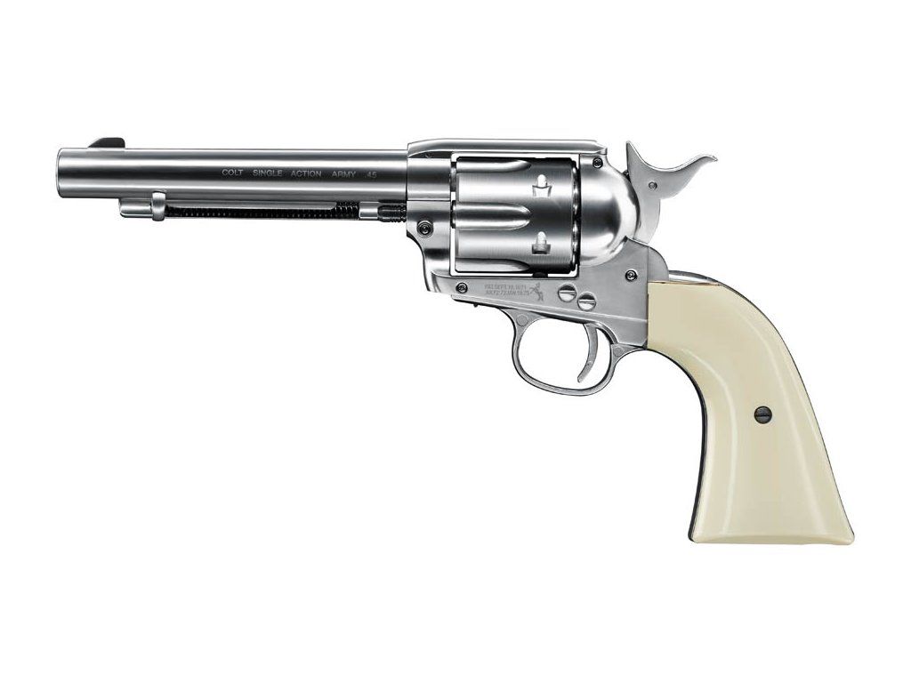 Colt SAA .45 - 5,5" NKL-WHT