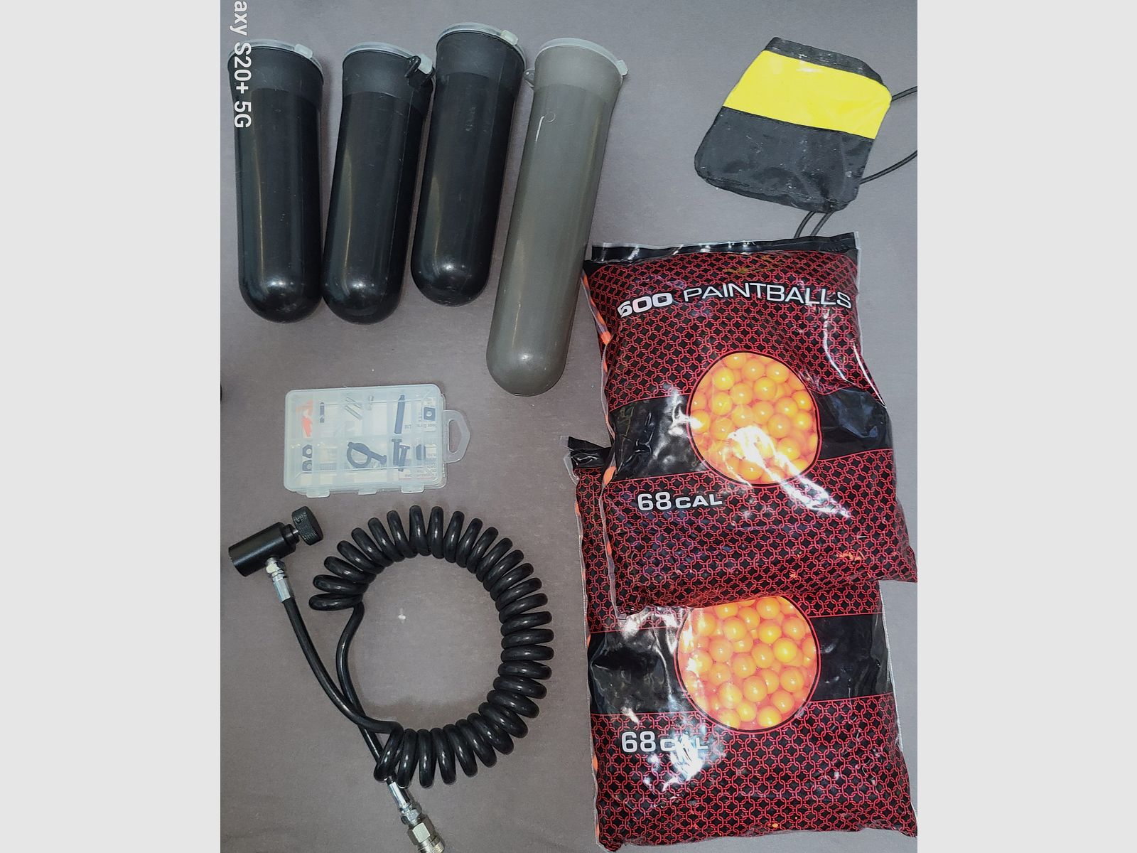 KOMPLETT SET TIPPMANN SIERRA ONE und BRAVO ON ELITE cal. 68 ! TOP ! mit viel ZUBEHÖR PAINTBALL HOME DEFENCE HEIMVERTEIDIGUNG / ! BESCHREIBUNG LESEN !