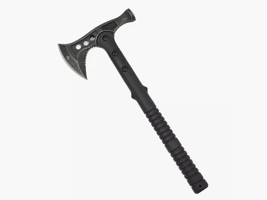 Tomahawk "Tactical TF2" - Hacha con cabeza de golpe - Hoja en estilo vintage - Negro