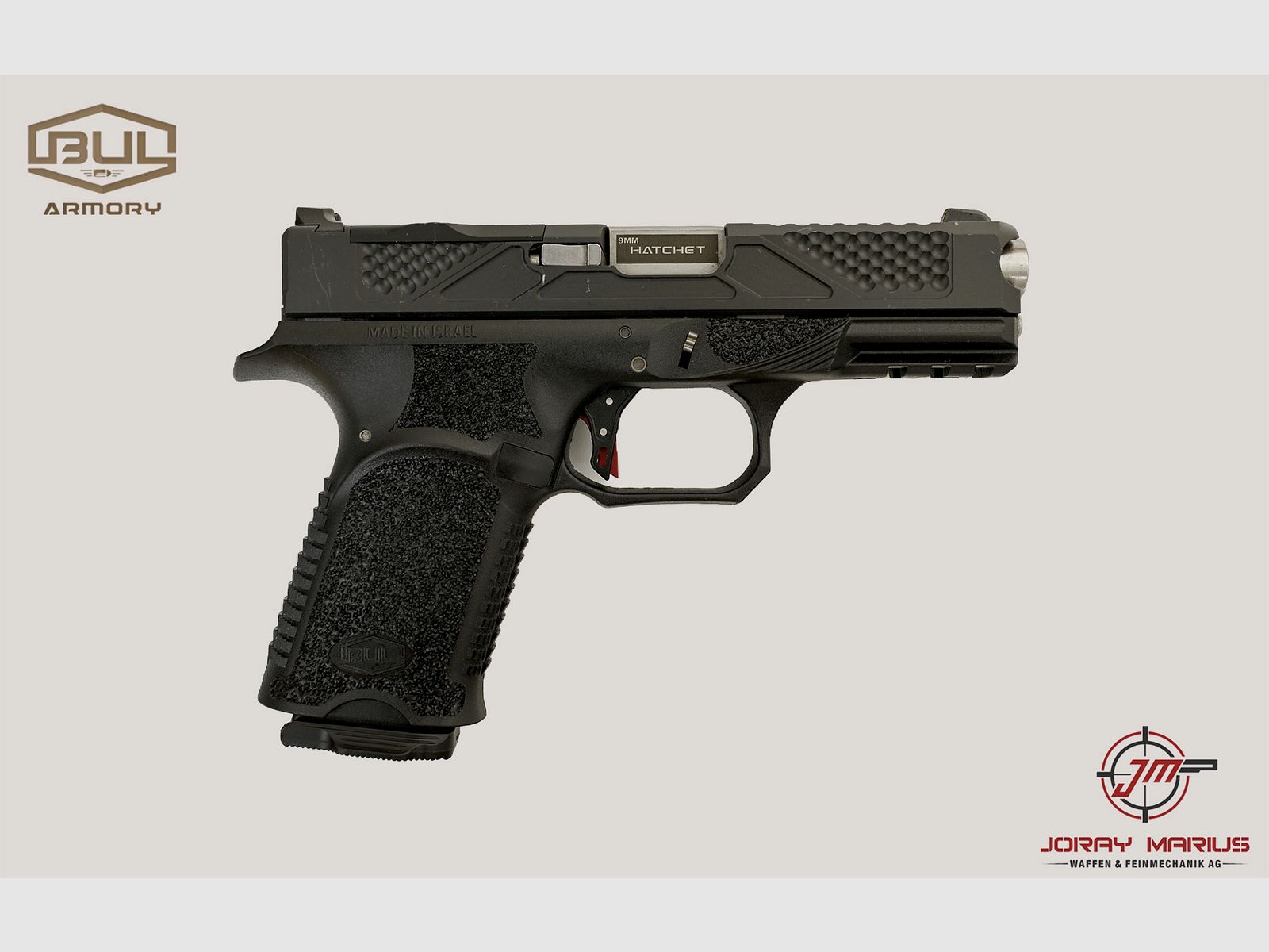 BUL AXE C 9mm Para, Zwart, afbeelding 1 van 2
