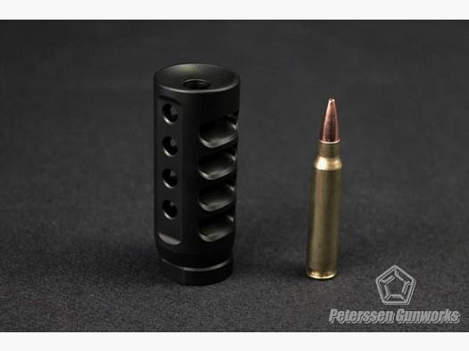 Petersen Gun Works Zubehör f. Laufmündung Mündungsbremse 15V3 1/2x28 <Kal.22/5,56mm