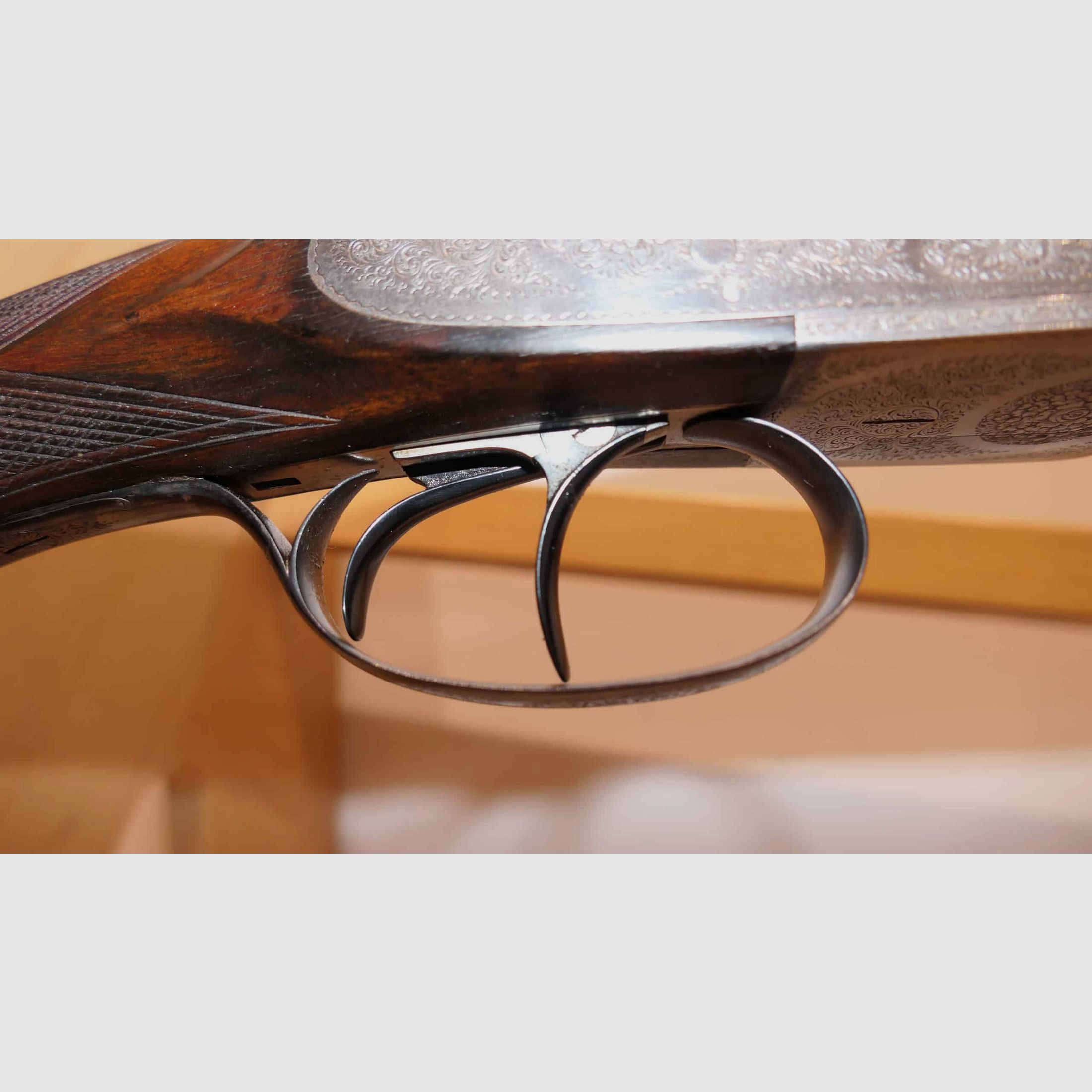 Fucile da caccia Scholberg Artigiano belga Piastra cal. 16/70cm usato, immagine 5 di 16