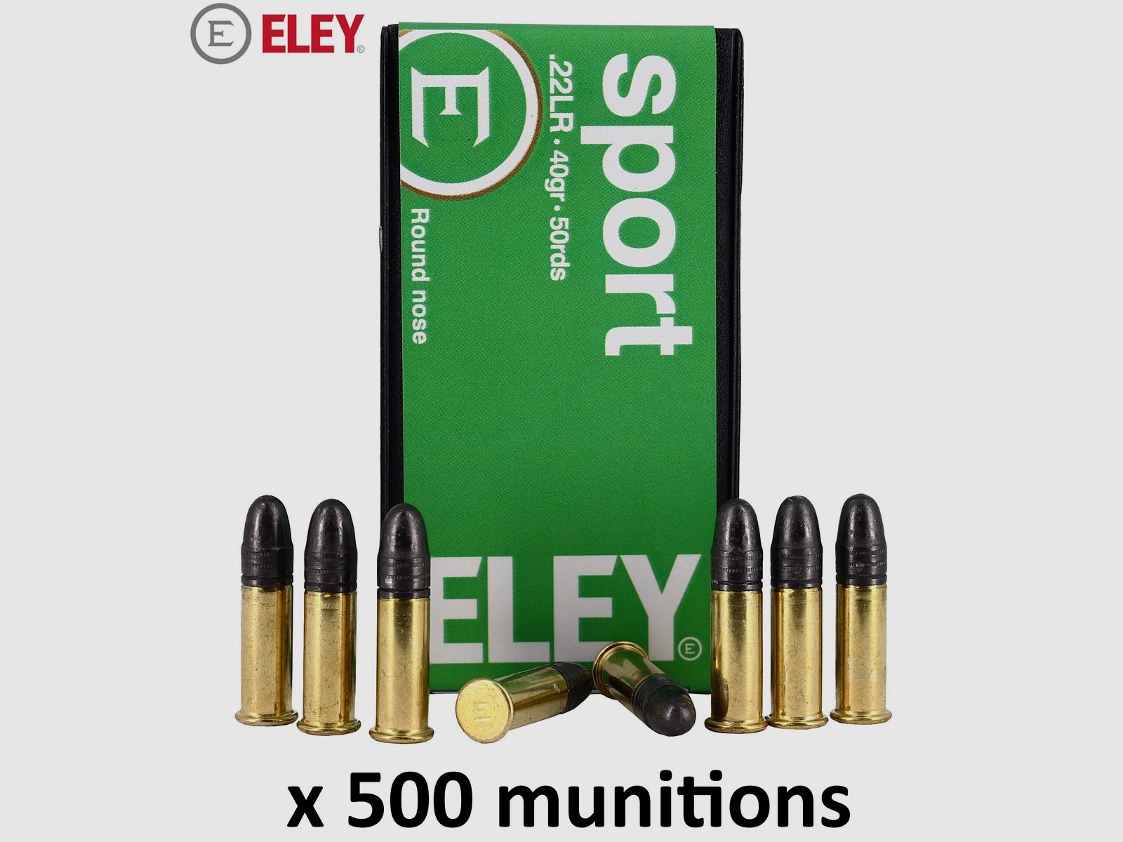 Eley Sport Patronen Kal. 22 LR x 500, Bild 1 von 3