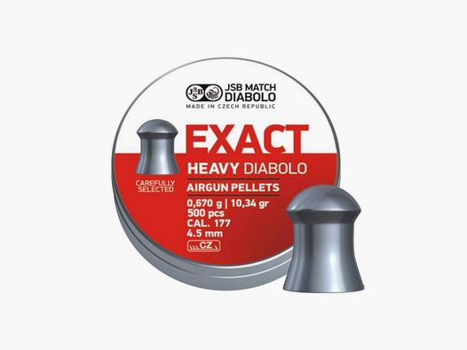 JSB-EH452 Pijlen JSB EXACT HEAVY Kal. 4.52 CZ X 500 546267-500