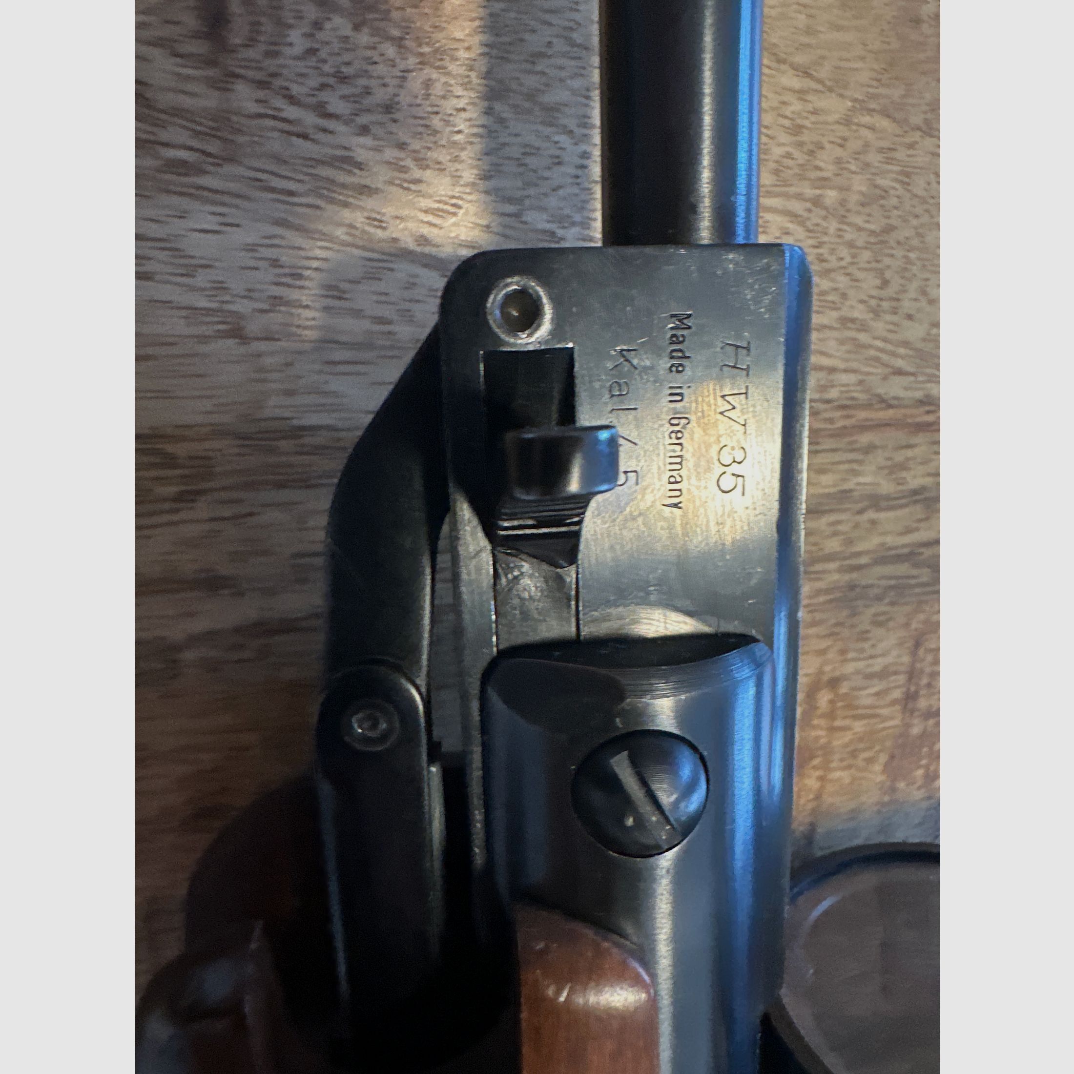 HW35 Weihrauch Luftgewehr cal.4,5 mm ohne F Kennzeichen da vor 1969 hergestellt 