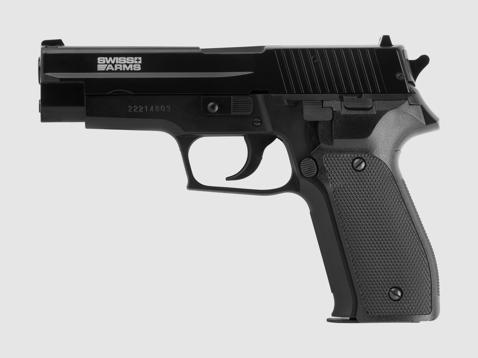 Swiss Arms Navy Pistol H.P.A. Schwarz 6mm - Airsoft Federdruck < 0,5 Joule