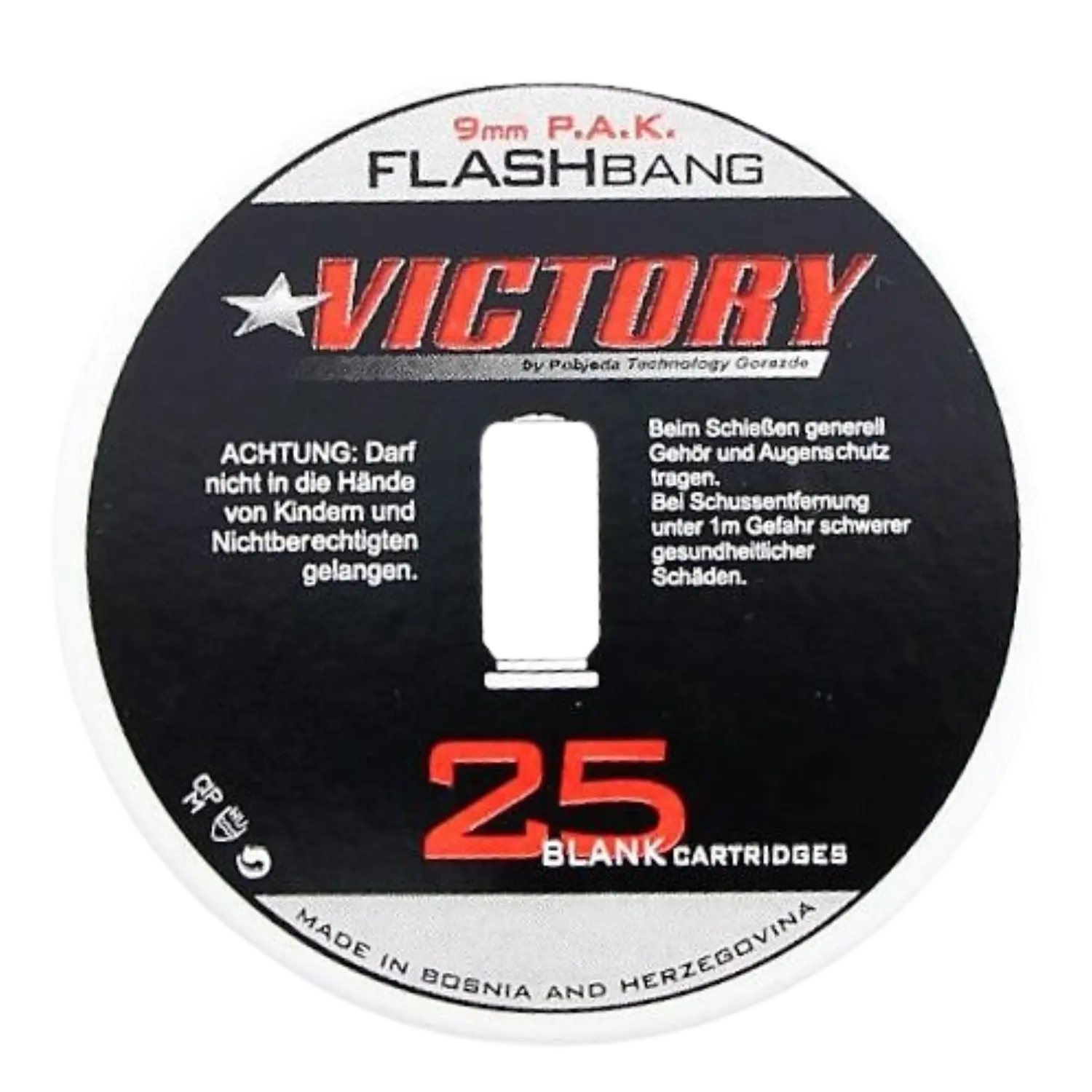 Victory Flashbang Blitz Platzpatronen 9mm PAK