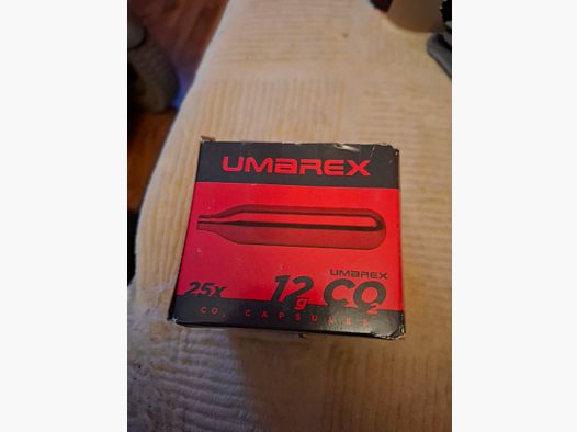 25 stuks Umarex Co2 capsules 12g