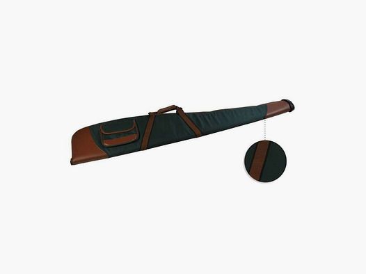 Robustes Futteral für Büchse COUZAN 115cm Braun/Grün + Tasche JANUEL