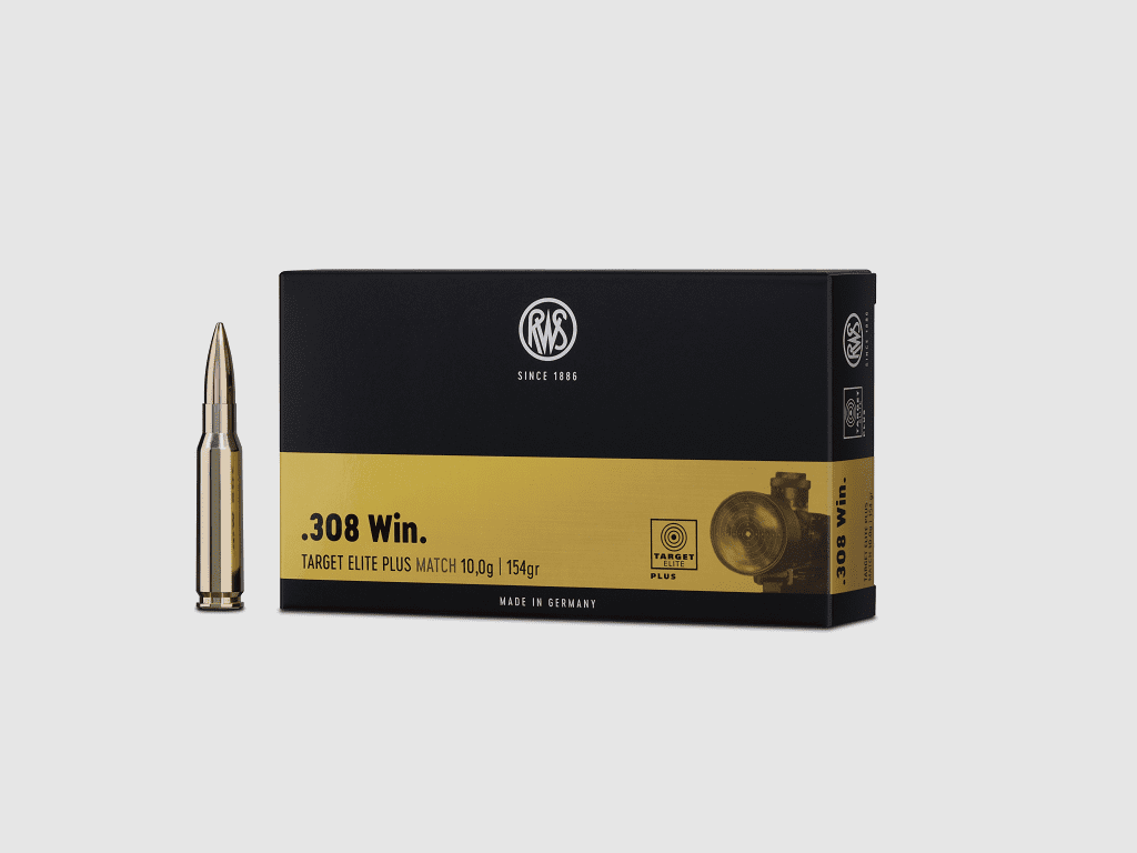 RWS .308 Target Elite Plus Match 154 gr. -20 pcs