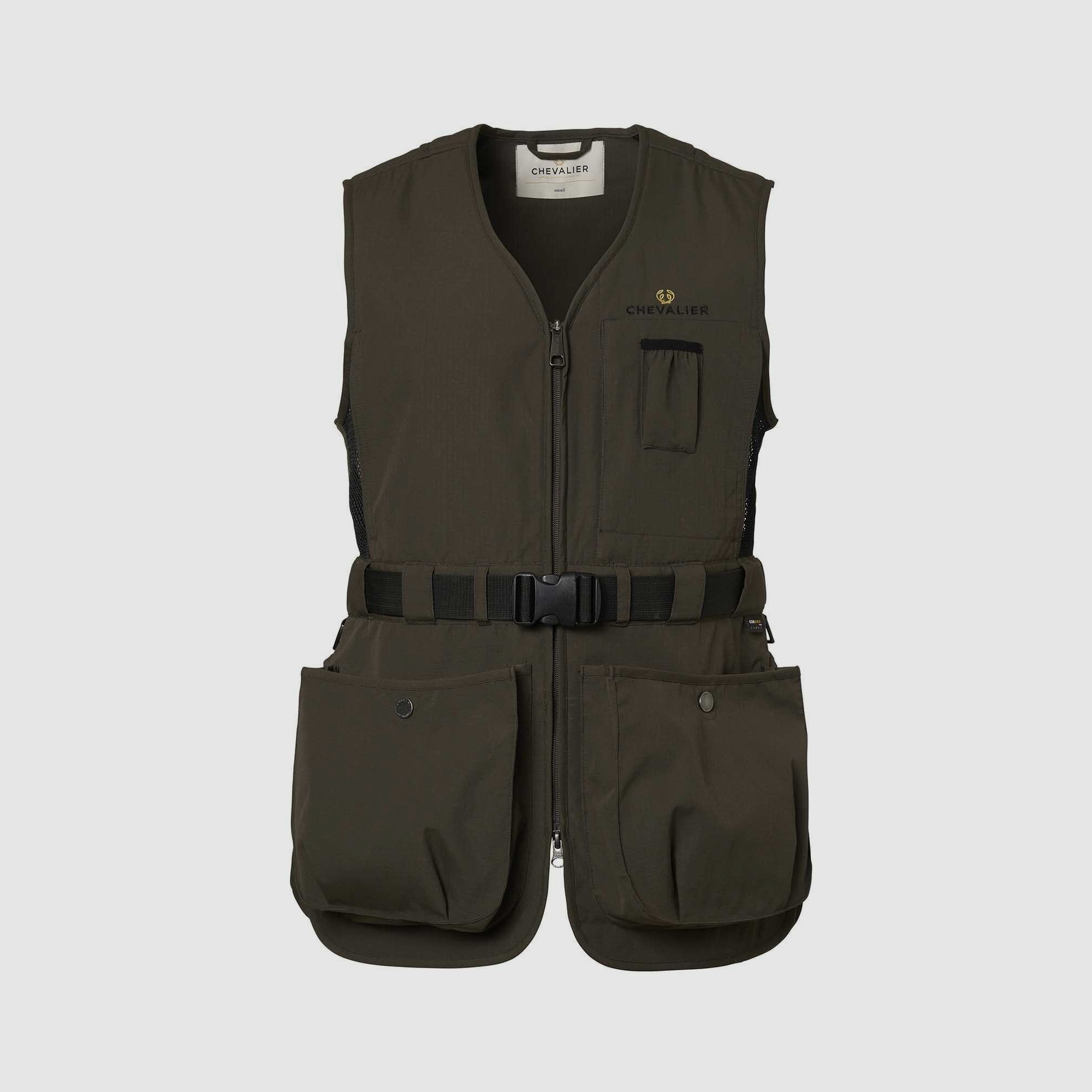 Gilet Dummy Chevalier Companion en Cuir Marron M