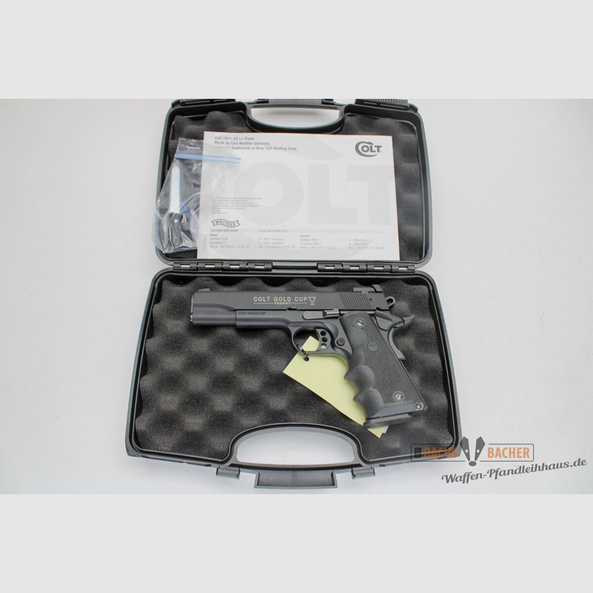 Pistole Walther Colt Gold Cup Trophy Kal. .22lfB inkl Box