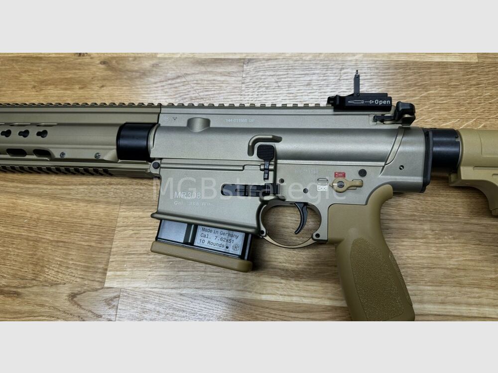 Heckler & Koch MR308 A3 16.5" - semi-automatic rifle .308 Win. HK MR308 A3 color sand - H&K MR 308 A3 - civilian version of the H&K 417 / H&K G27