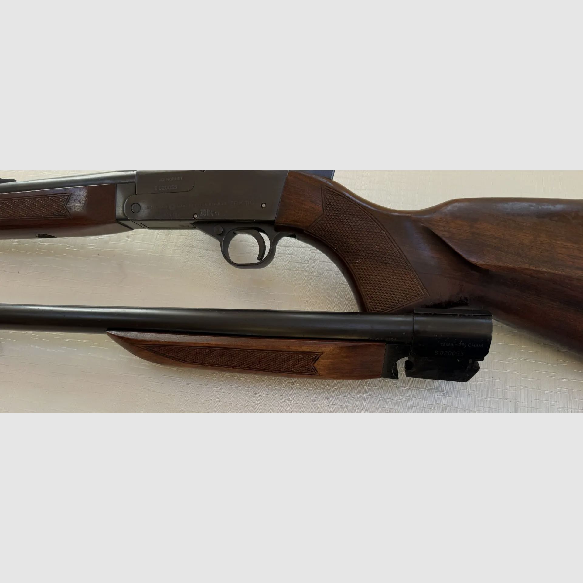 Brno ZBK 110 carabina a colpo singolo a ripetizione con canna intercambiabile