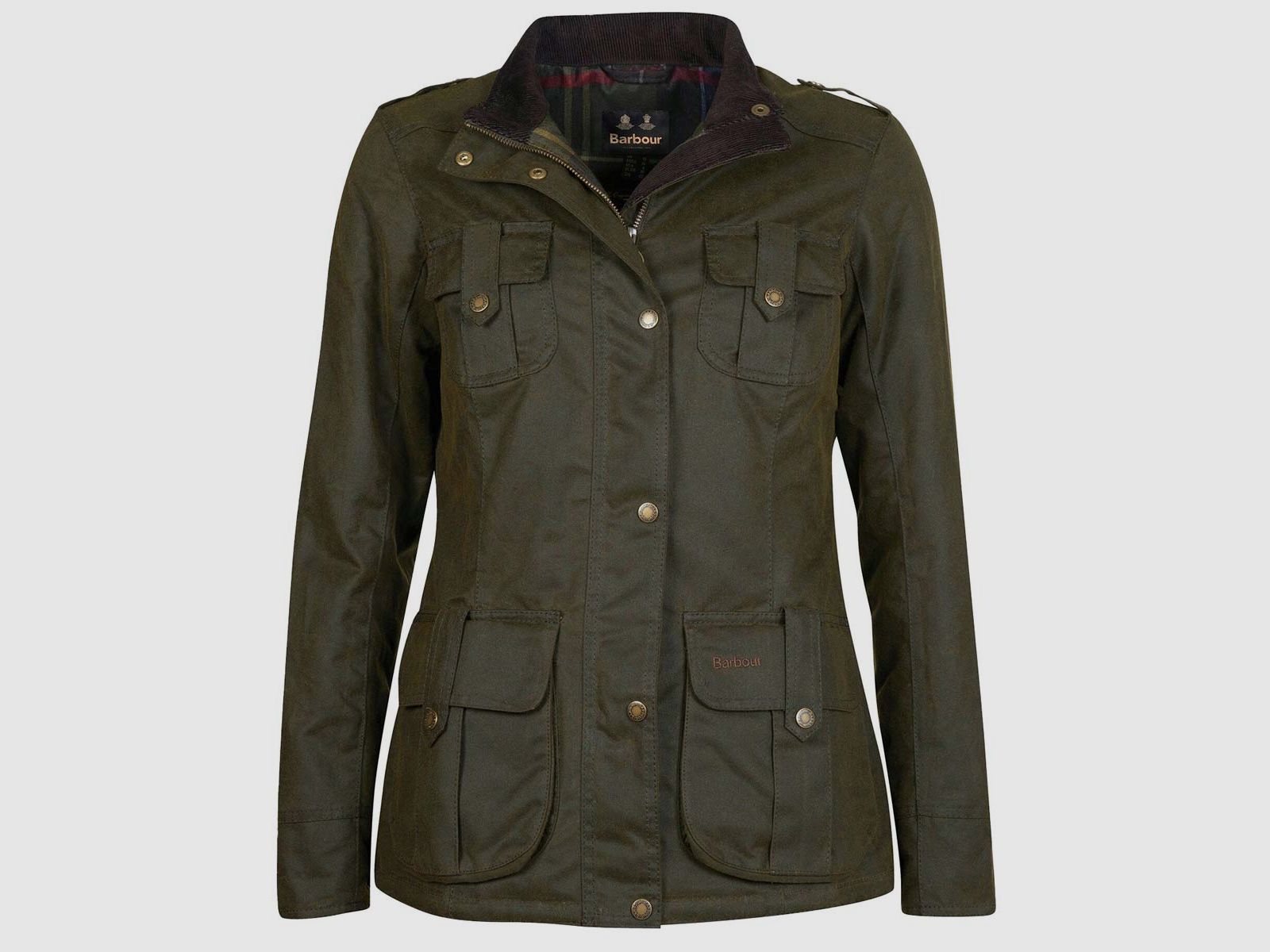 Barbour Wachsjacke Defence Winter Olive/Classic