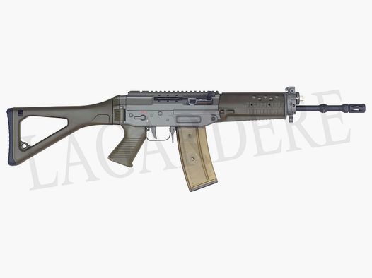 SAN SWISS ARMS SG 552-2 A1 LB RAIL GROEN AUTOMATISCH GEWEER