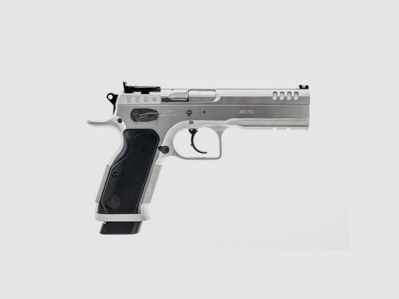 Pistole Tanfoglio Stock III PRO Silver Kal. 9×19, Bild 1 von 3