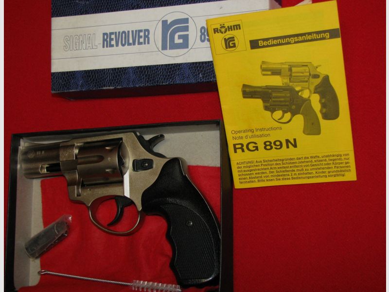 RÖHM Schreckschuss - Revolver, ein RÖHM RG 89 N mit der PTB 594, Bitte ansehen