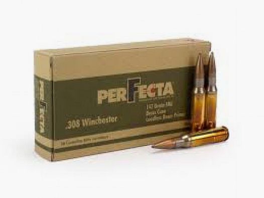 CARTUCCE CAL.308 WINC. PERFECTA PALLA 168 HBPT MATCHKING SIERRA