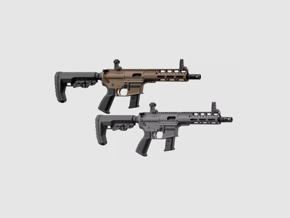 Carabine AR9 BTS9 8.3" Cal.9x19 Cerakote TUNGSTEN BAVARIAN TACTICAL, image 4 sur 4