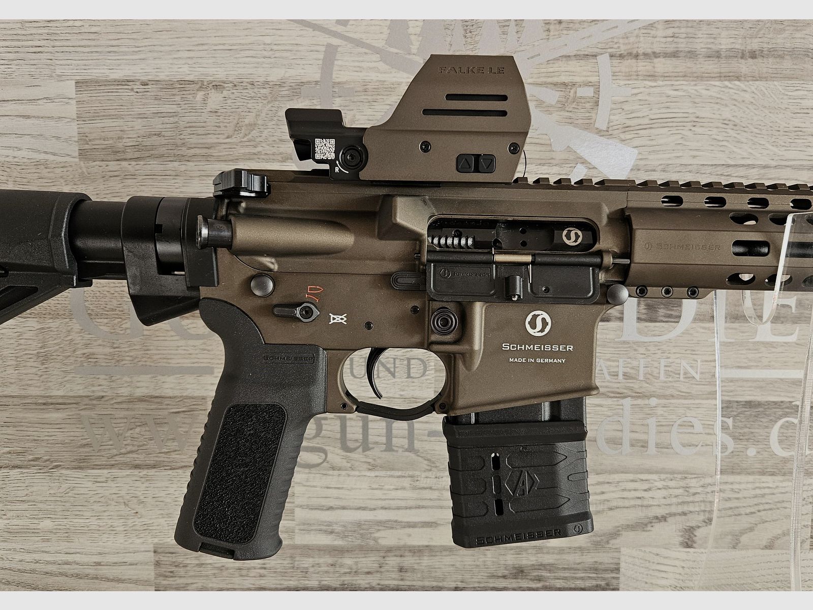 Schmeisser AR15 M4FL Bronze 14,5" .223Rem. en set avec lunette de visée - livraison gratuite ! - Nouveauté du commerce spécialisé