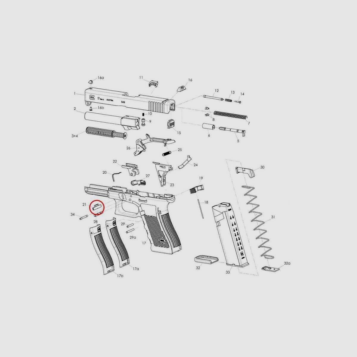 Glock Slide Lock, zdjęcie 2 z 3