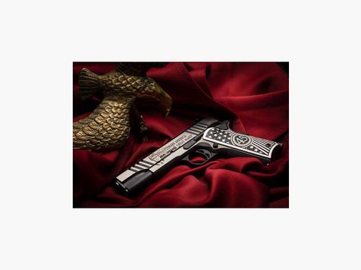 Auto Ordnance "Trump One" 1911 TCAC14N .45 ACP President Custom Pistole