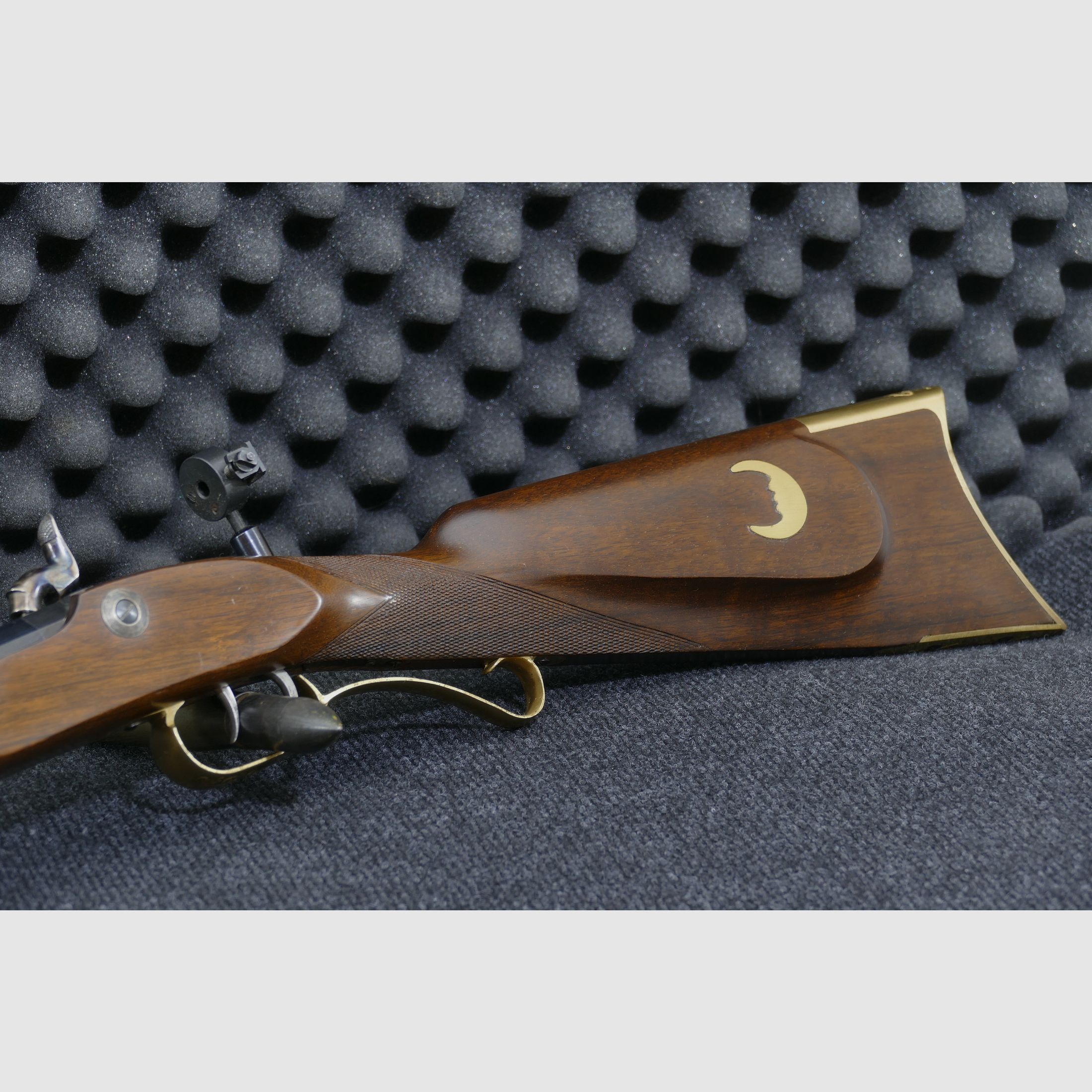 Volrderladergewehr Ardesa Hawken Match Rifle Creedmore - R-3081-C - , .45BlackPowder con diopter, molto curato (12)