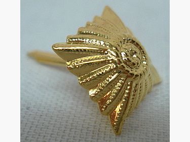 Metallstern 19 mm - gold