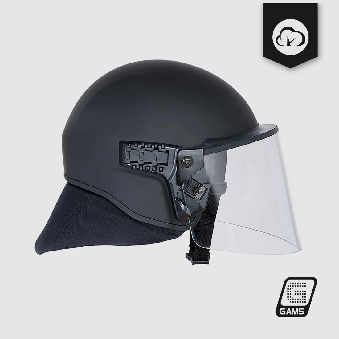 Kask dla sił bezpieczeństwa AMR-E, zdjęcie 2 z 5