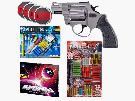 Bundle di revolver per fuochi d'artificio Zoraki R2 2 pollici pistola a salve
