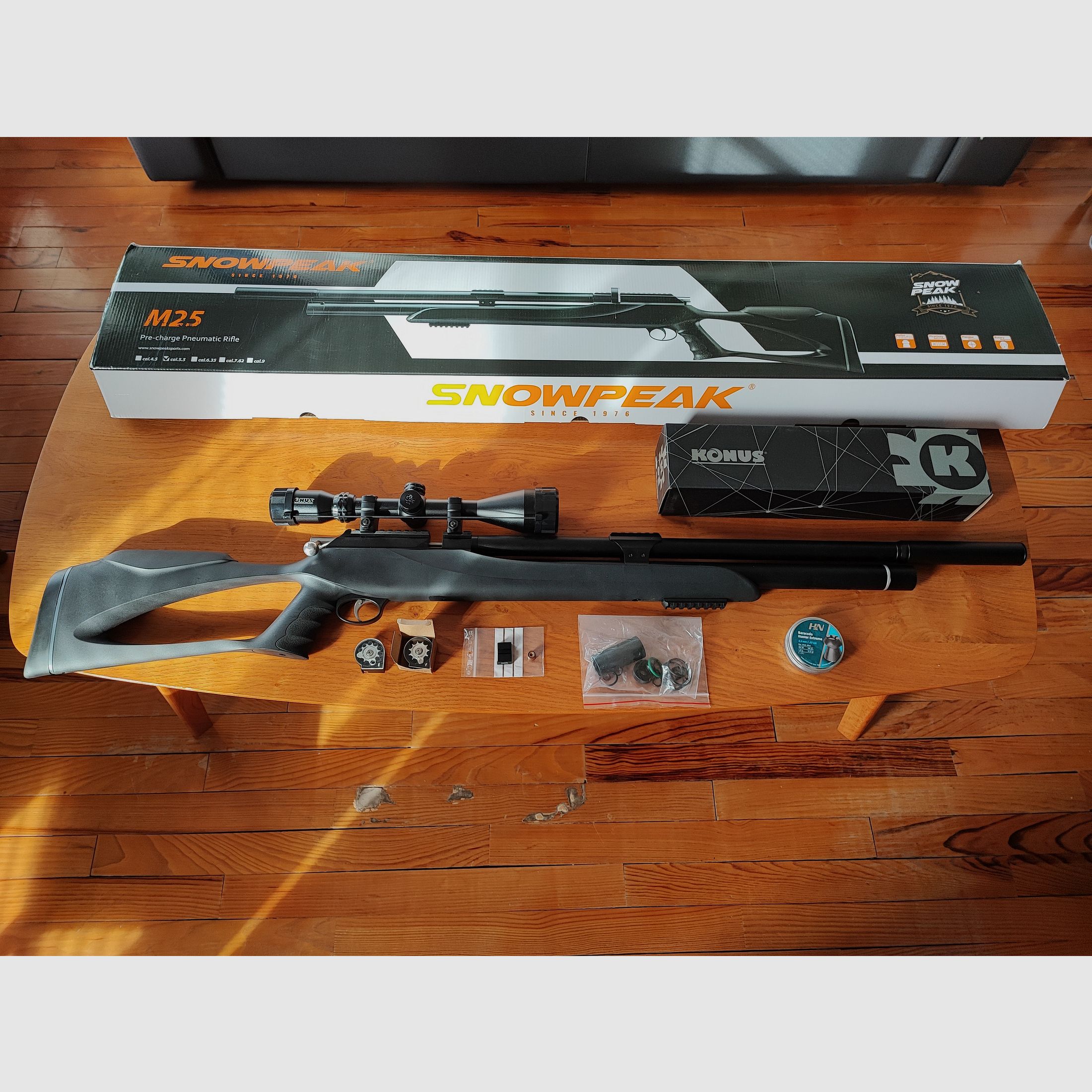 Carabine Snowpeak M25 PCP 19,9 Joule Kal. 5,5mm