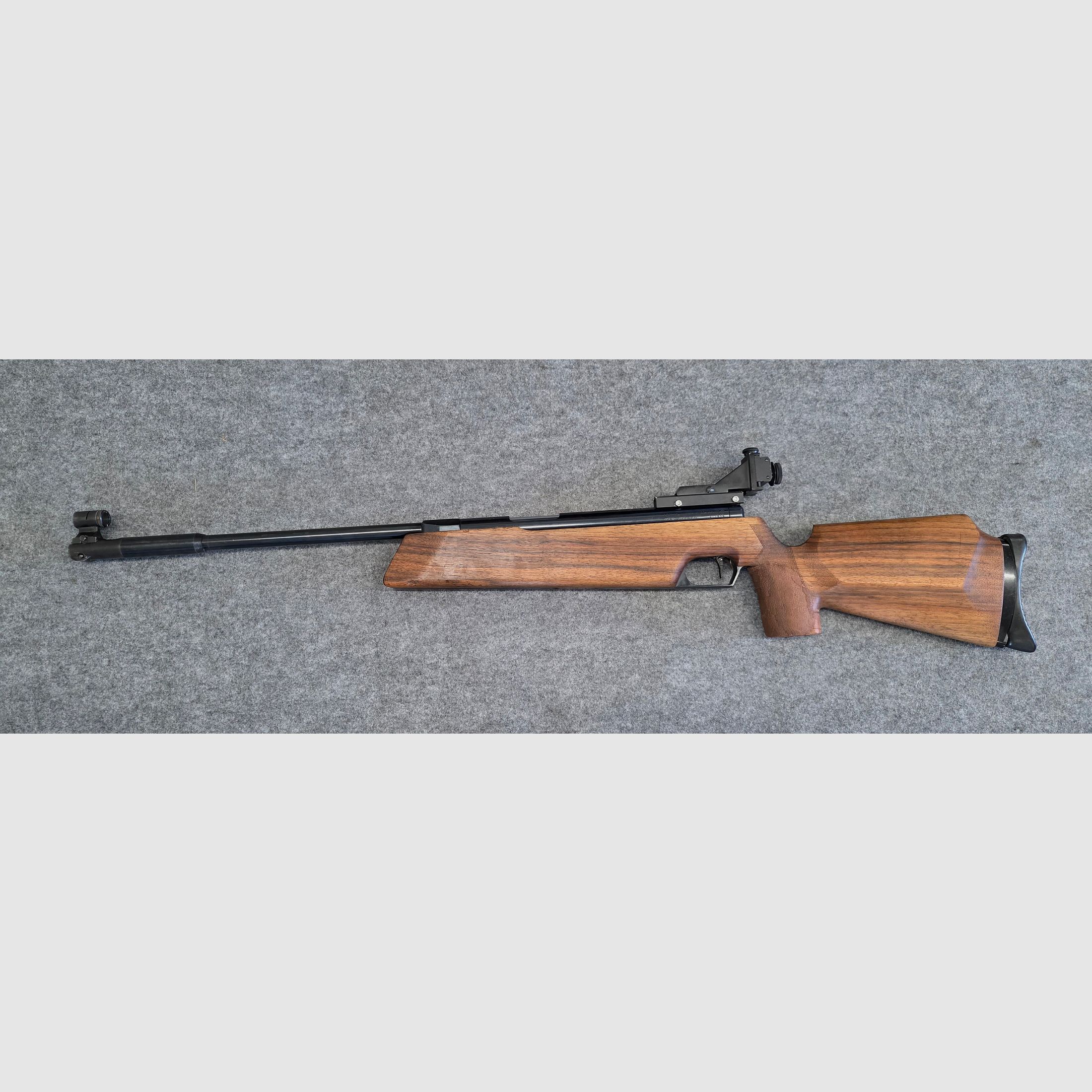 Seitenspanner Feinwerkbau FWB Mod. 300s Luftgewehr Match Gewehr mit Diopter Visier Erhöhung