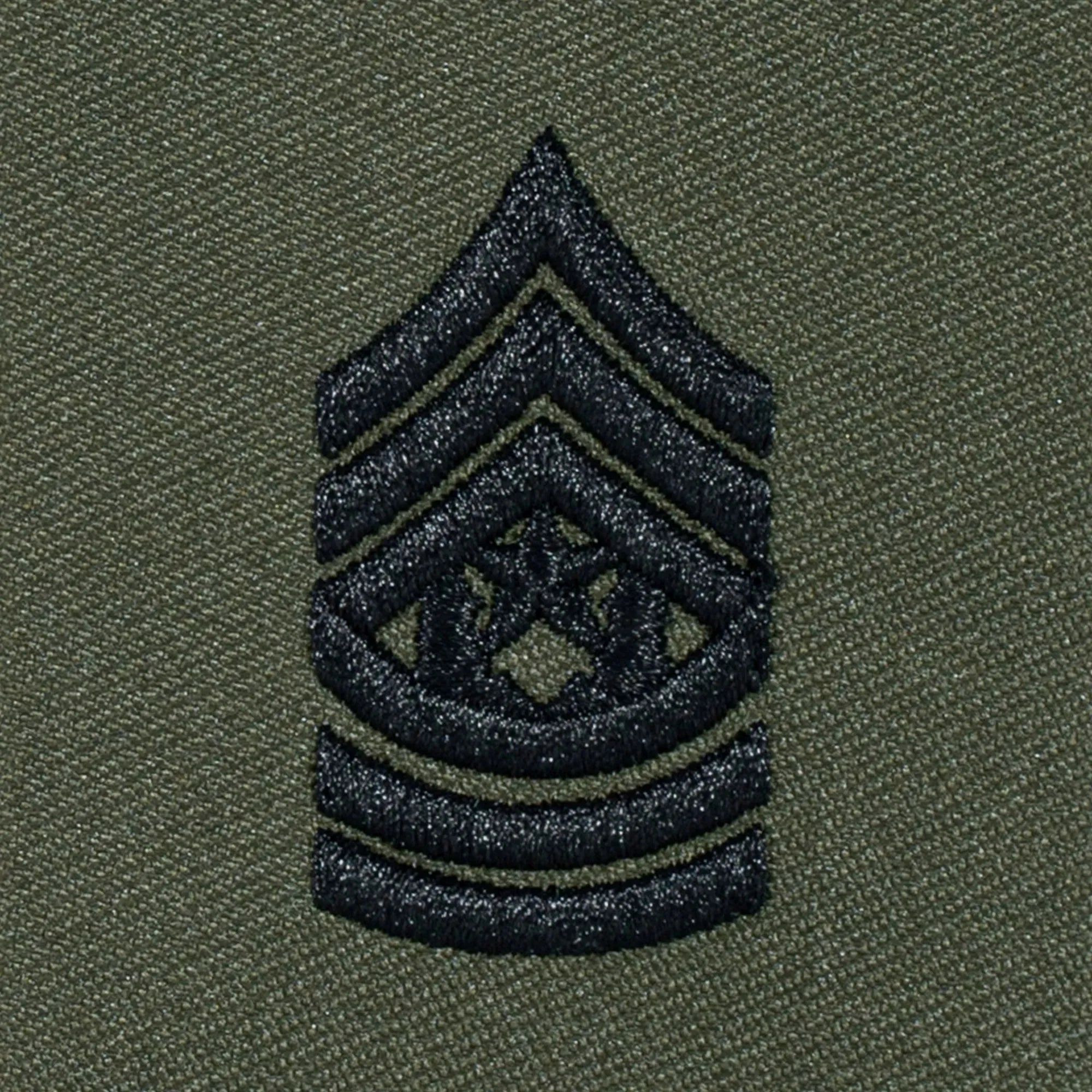 Unbekannt Rangabzeichen US Textil Comm.Serg. Major oliv