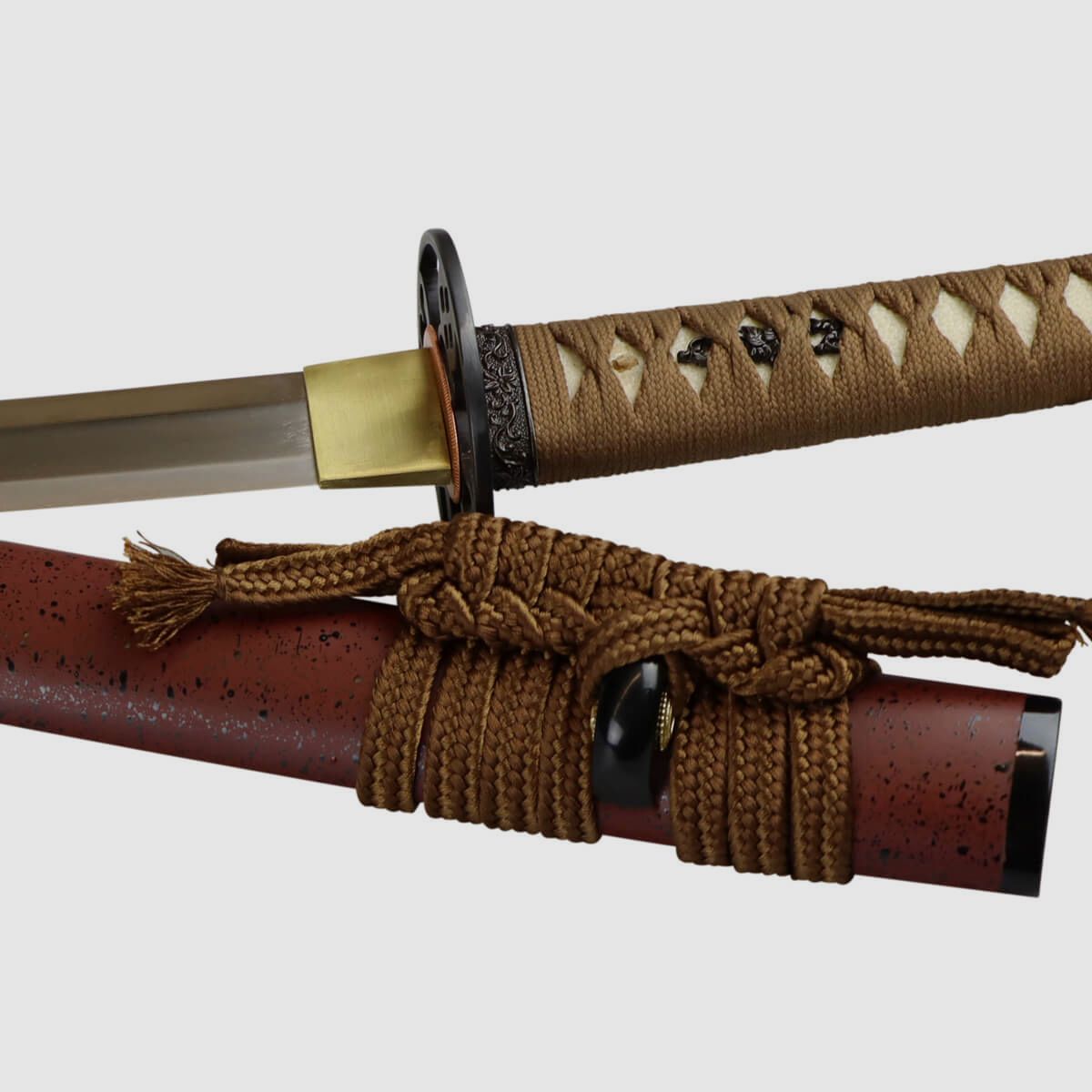 Ręcznie wykonany Sashikomi Katana z ostrą klingą