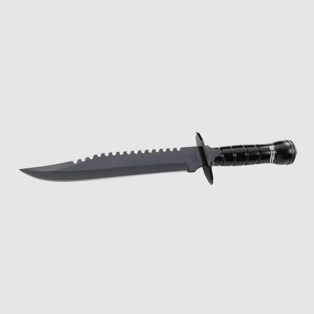 Outdoormesser Ăśberlebensmesser Herbertz Stahl 420 KlingenlĂ¤nge 25,7 cm Edelstahl Griff inklusive Kompass Abziehstein Lederscheide (P18)