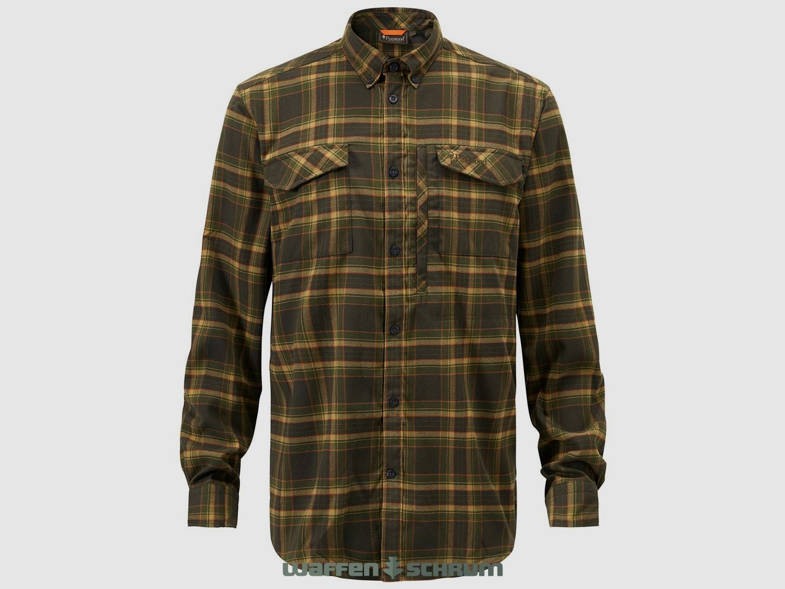 Pinewood Hemd Abisko Hiking Flanell Moss Green