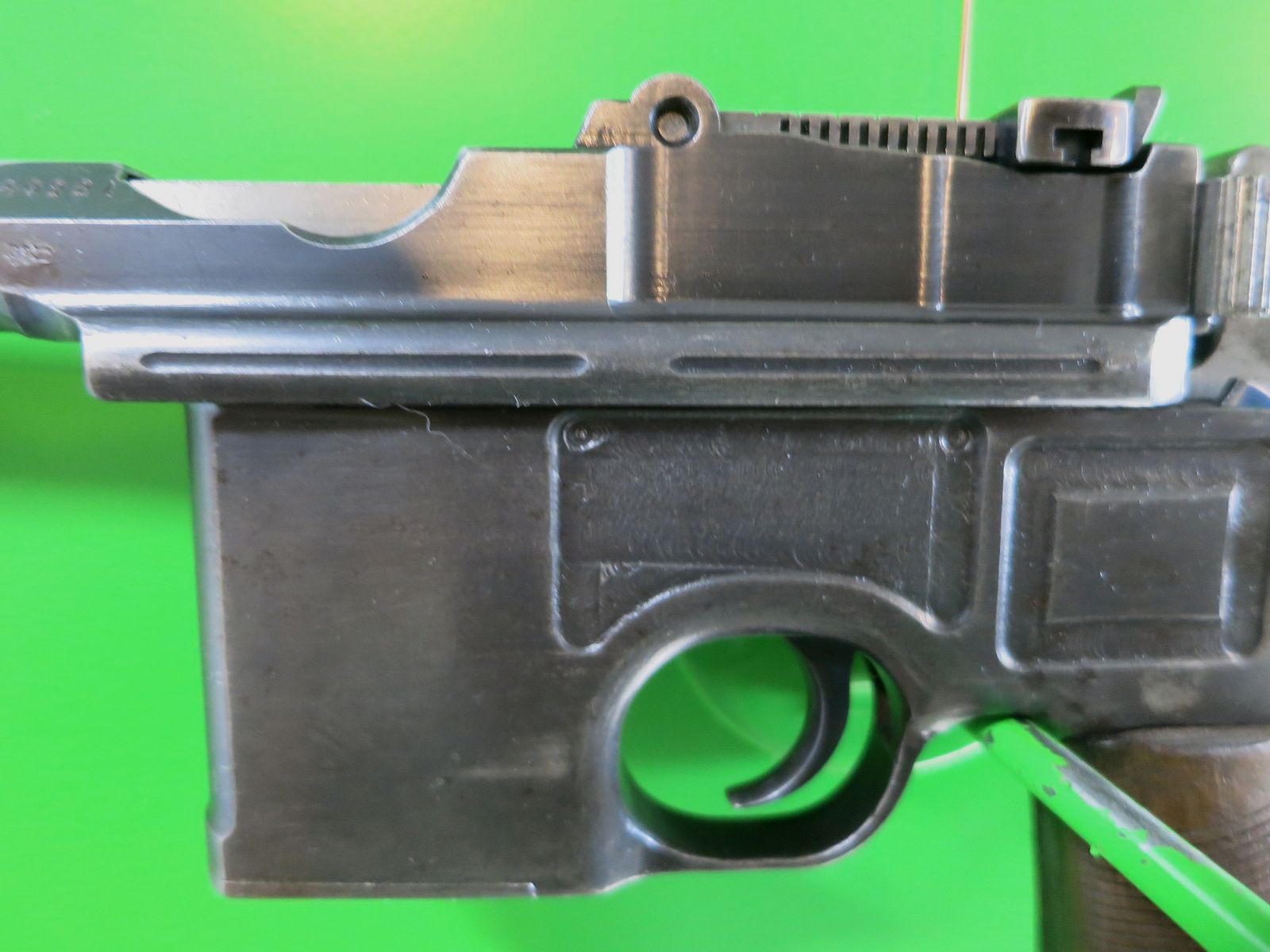 Mauser C96, Broomhandl, Mauser Oberndorf, Kal. 7,63 Mauser, Anschlagschaft nummerngleich   #78