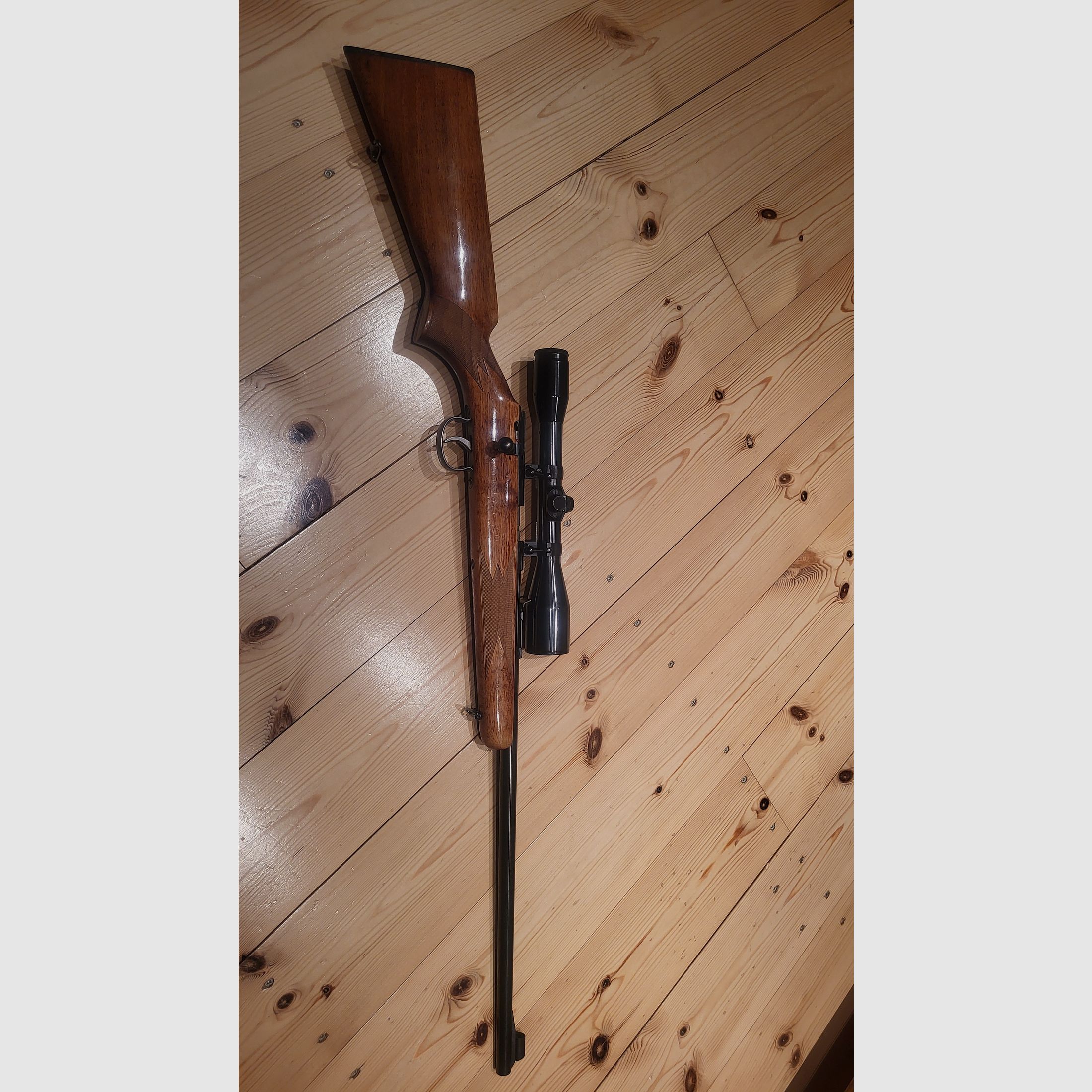 Rep-Büchse Anschütz, calibro 22Ir con telescopio