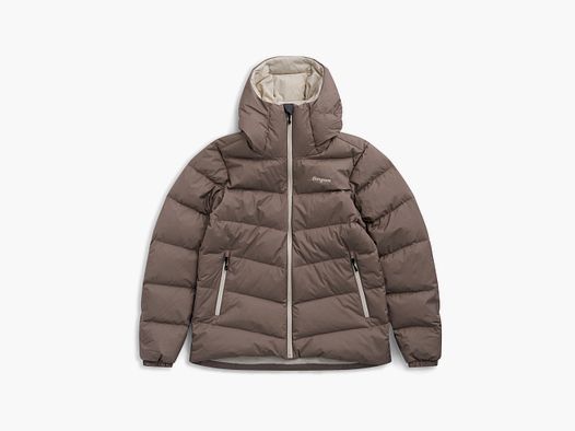 Bergans Garmo Down Hood Jacke Damen Rock Taupe XL